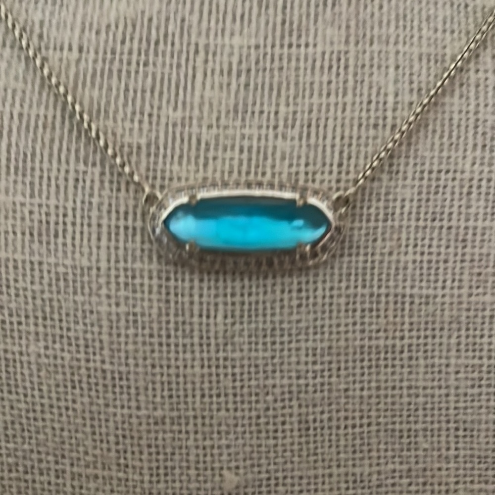 KENDRA SCOTT Annika in London Blue and gold EUC - Picture 3 of 7